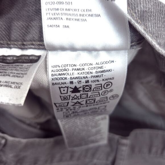 Levi's 569 Jeans Mens 38x29 Gray Loose Straight Fit Minimalist American Workwear - Picture 3 of 8